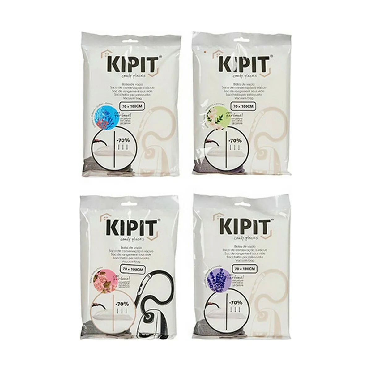 Sacs sous vide kipit 54210 transparent plastique 70 x 100 cm 12 unites s362390359. Diaytar : Des offres irrésistibles chaque jour