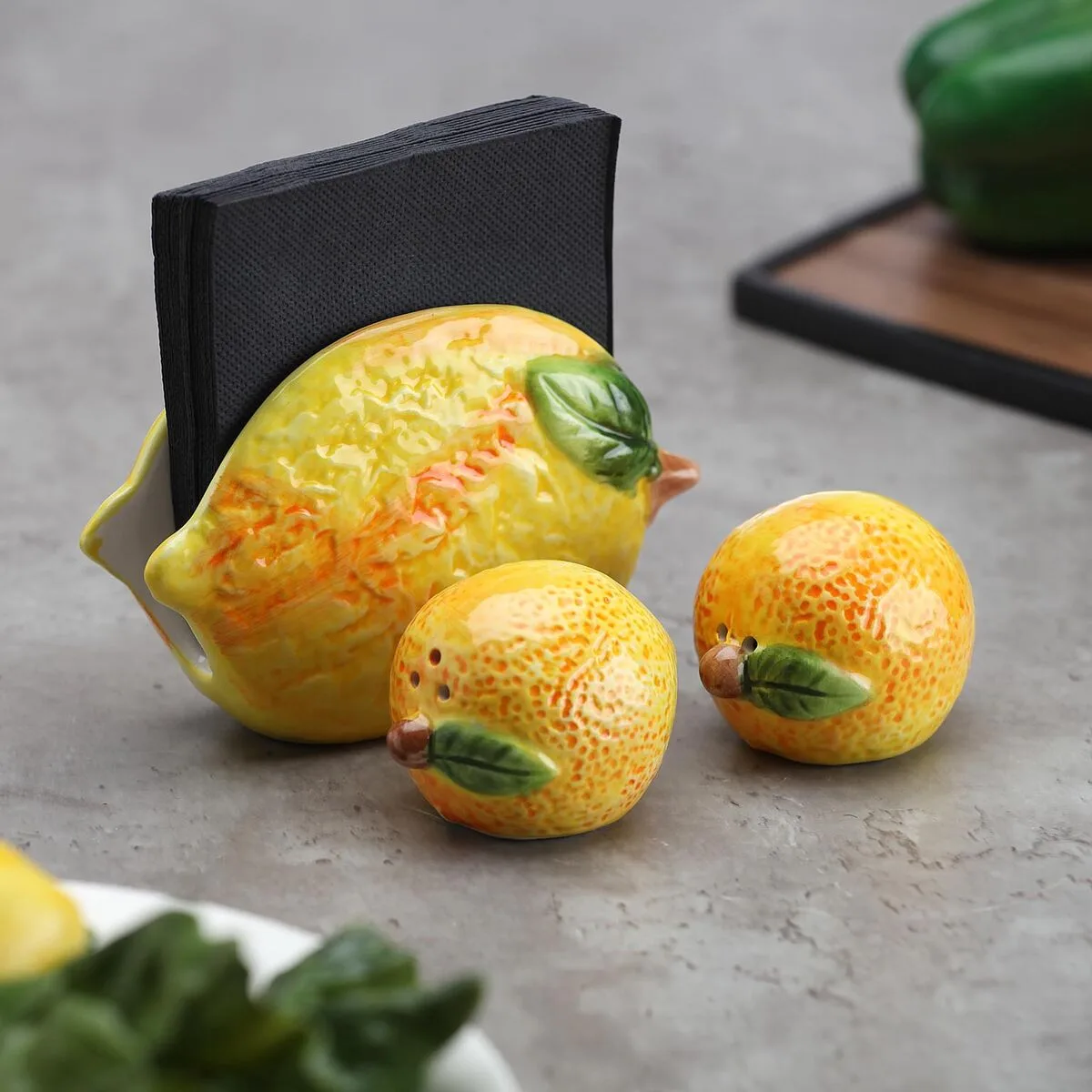 Saliere et poivriere versa ceramique dolomite citron 5 2 x 7 2 x 5 6 cm s341904037. Des économies garanties sur chaque commande avec Diaytar