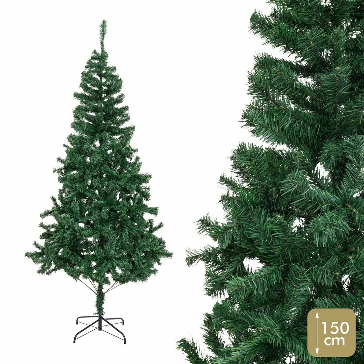 Sapin de noel vert pvc 60 x 60 x 150 cm s880703961. Diaytar : Vivez l'expérience du shopping malin
