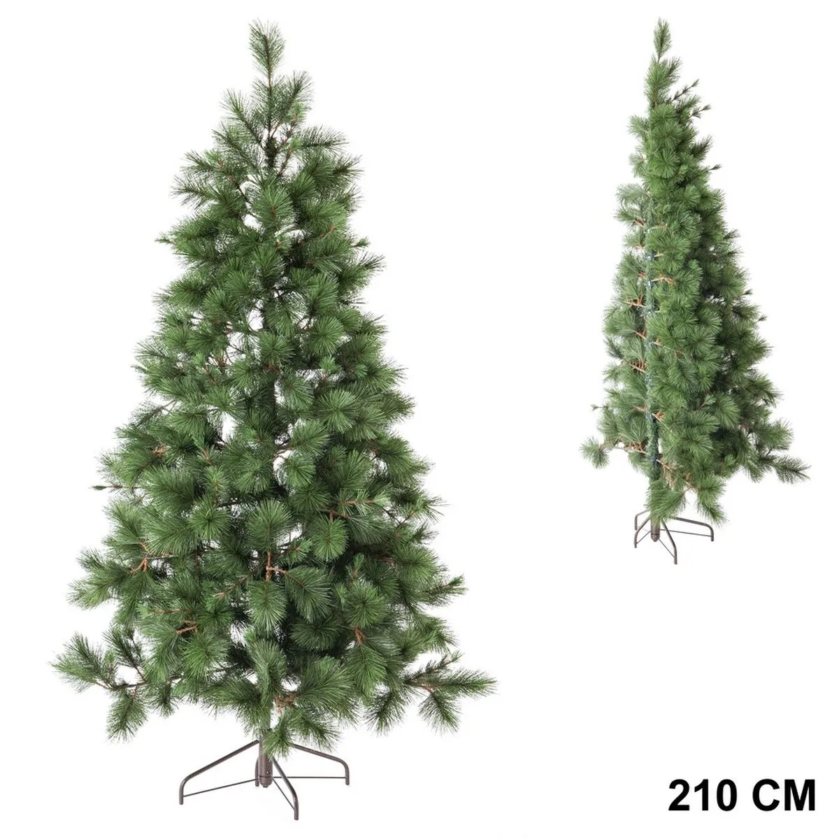 Sapin de noel vert pvc metal polyethylene 120 x 120 x 210 cm s880666516. Diaytar : Le discount nouvelle génération au Sénégal