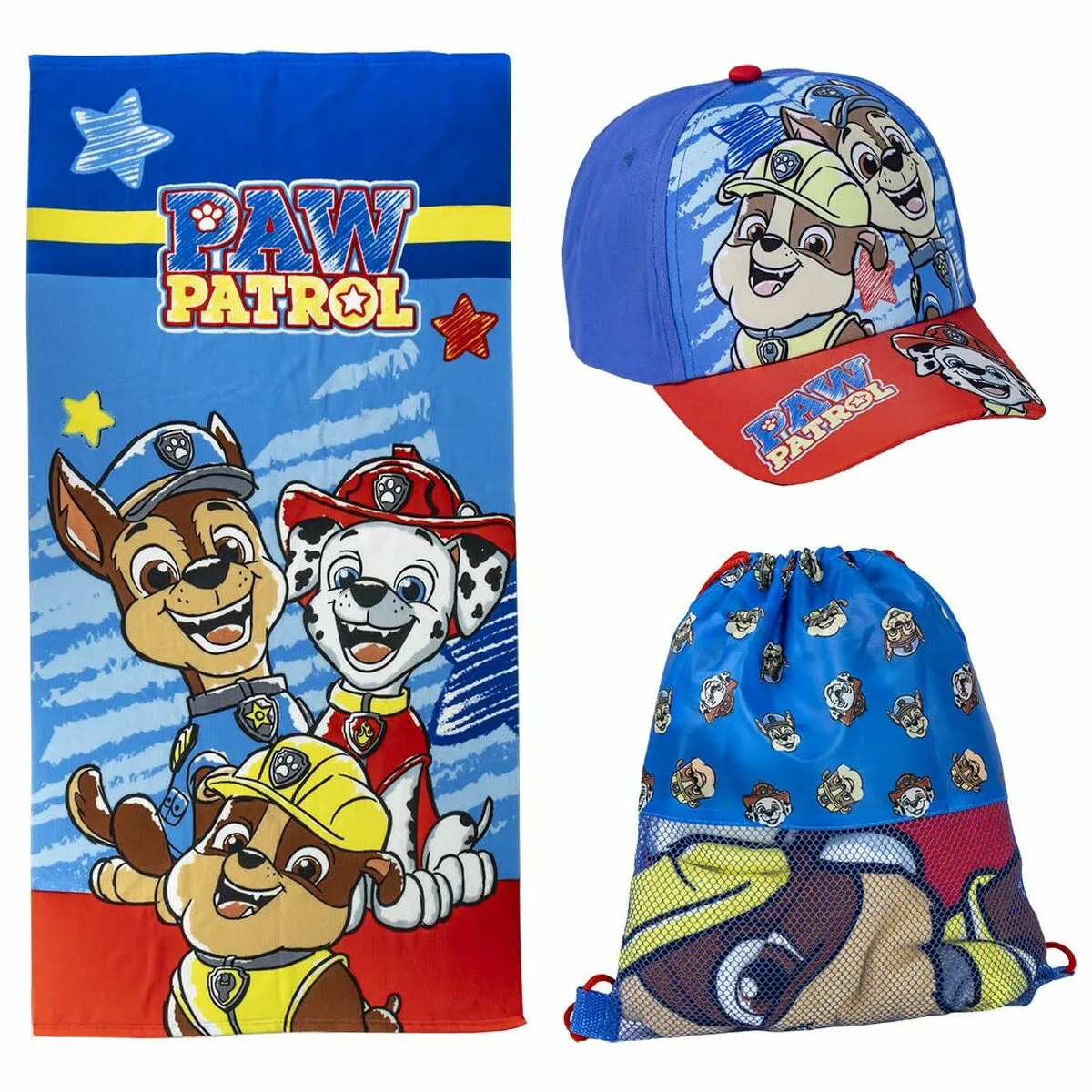 Serviette de plage the paw patrol bleu 27 x 33 x 7 cm 3 pieces s243437592. Commandez en toute confiance sur Diaytar, votre marketplace de confiance