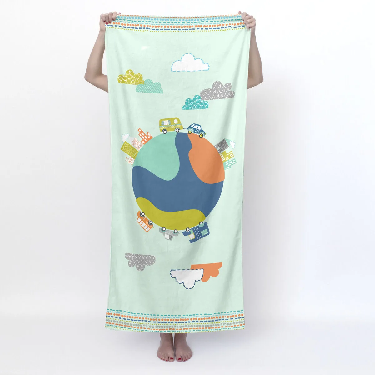 Serviette de toilette happyfriday moshi moshi holidays multicouleur 70 x 150 cm d161131758. Gagnez du temps et de l'argent avec Diaytar