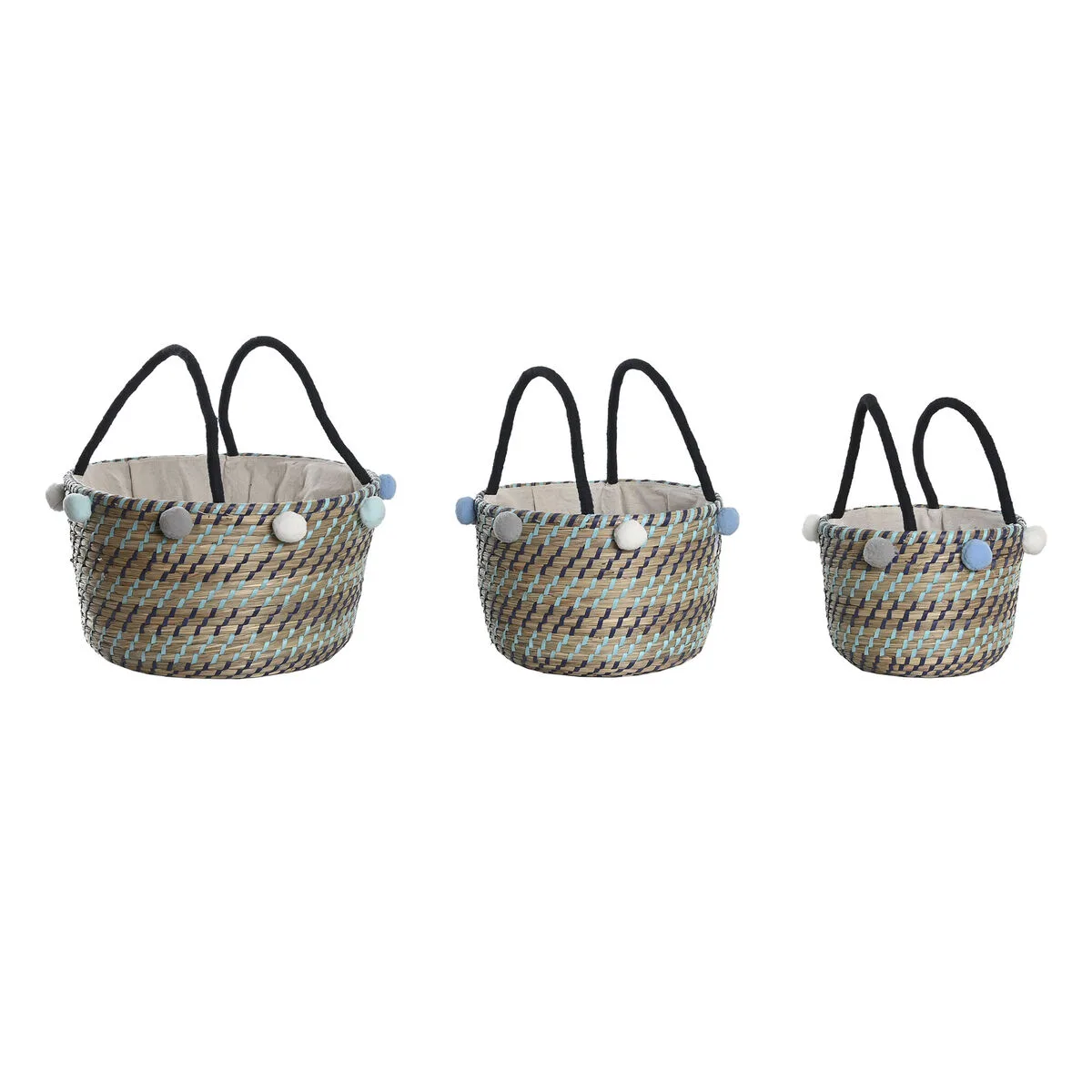 Set de basket dkd home decor pompons 43 x 43 x 43 cm s304205888. Diaytar : Connectez-vous aux meilleures offres