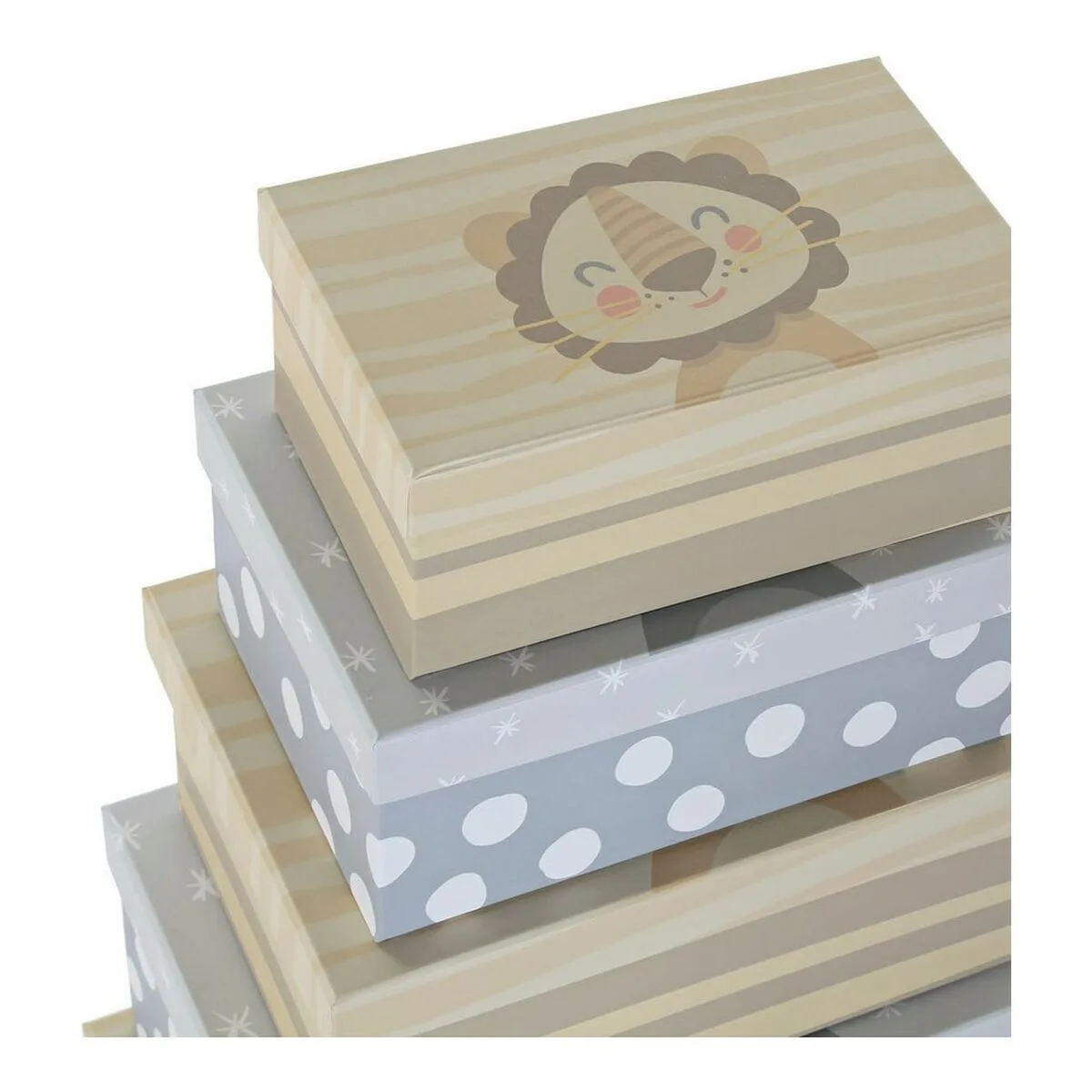 Set de boites decoratives dkd home decor multicouleur carton enfant lion 41 x 28 x 18 5 cm 6 pieces s301329839. Diaytar Sénégal : L'e-commerce qui vous ressemble