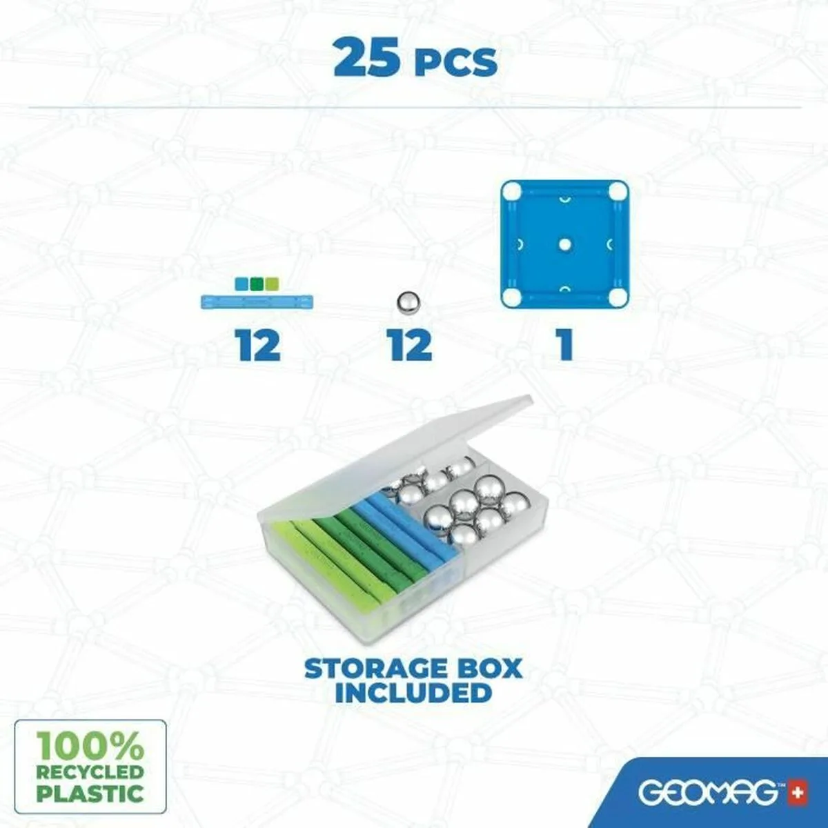 Set de construction geomag 25 pieces s7101664828. Des produits authentiques à prix réduits sur Diaytar Sénégal