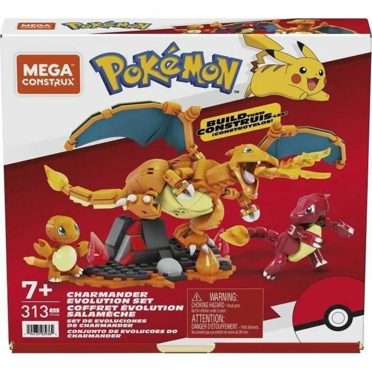 Set de construction megablocks charmander charmilion charizard pokemon 300 pieces s719699370. Des économies garanties sur chaque commande avec Diaytar