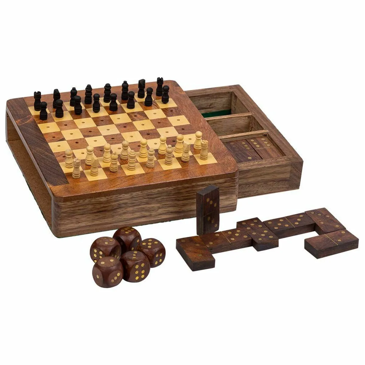 Set de jeux traditionnels alexandra house living marron 16 x 3 x 15 cm 3 en 1 d163243326. L'univers du discount accessible 24/7 sur Diaytar Sénégal