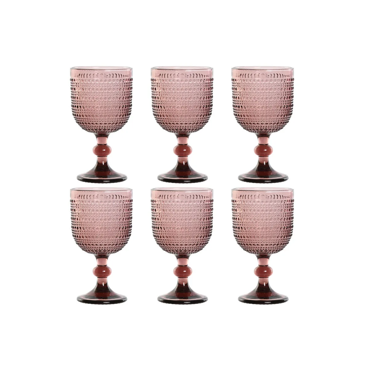 Set de verres home esprit rose verre 325 ml 6 unites s305443855. Diaytar : Des prix mini pour un service maxi