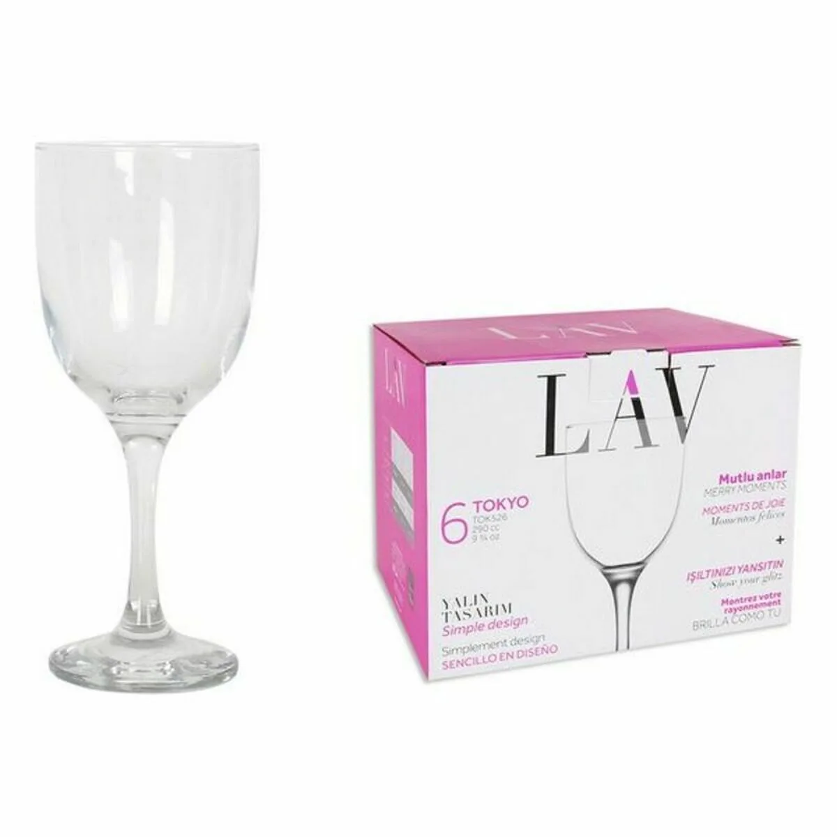 Set de verres lav 145011 7 5 x 7 5 x 18 cm 4 unites 290 ml s222767884. Diaytar Sénégal : Le plaisir d'acheter sans se priver