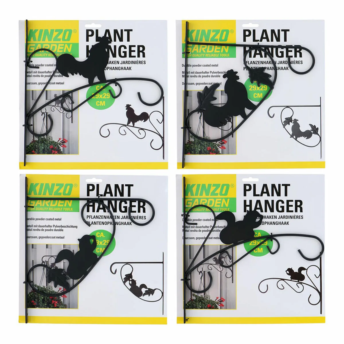 Support mural pour accrocher les pots de fleurs kinzo noir metal s792250390. Des produits variés pour tous les besoins sur Diaytar Sénégal