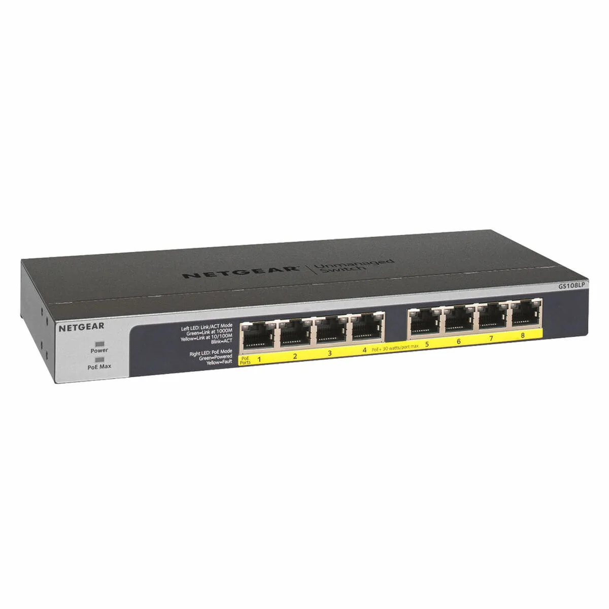 Switch netgear gs108lp 100eus rj 45 s5506882736. Diaytar : Votre destination shopping préférée au Sénégal