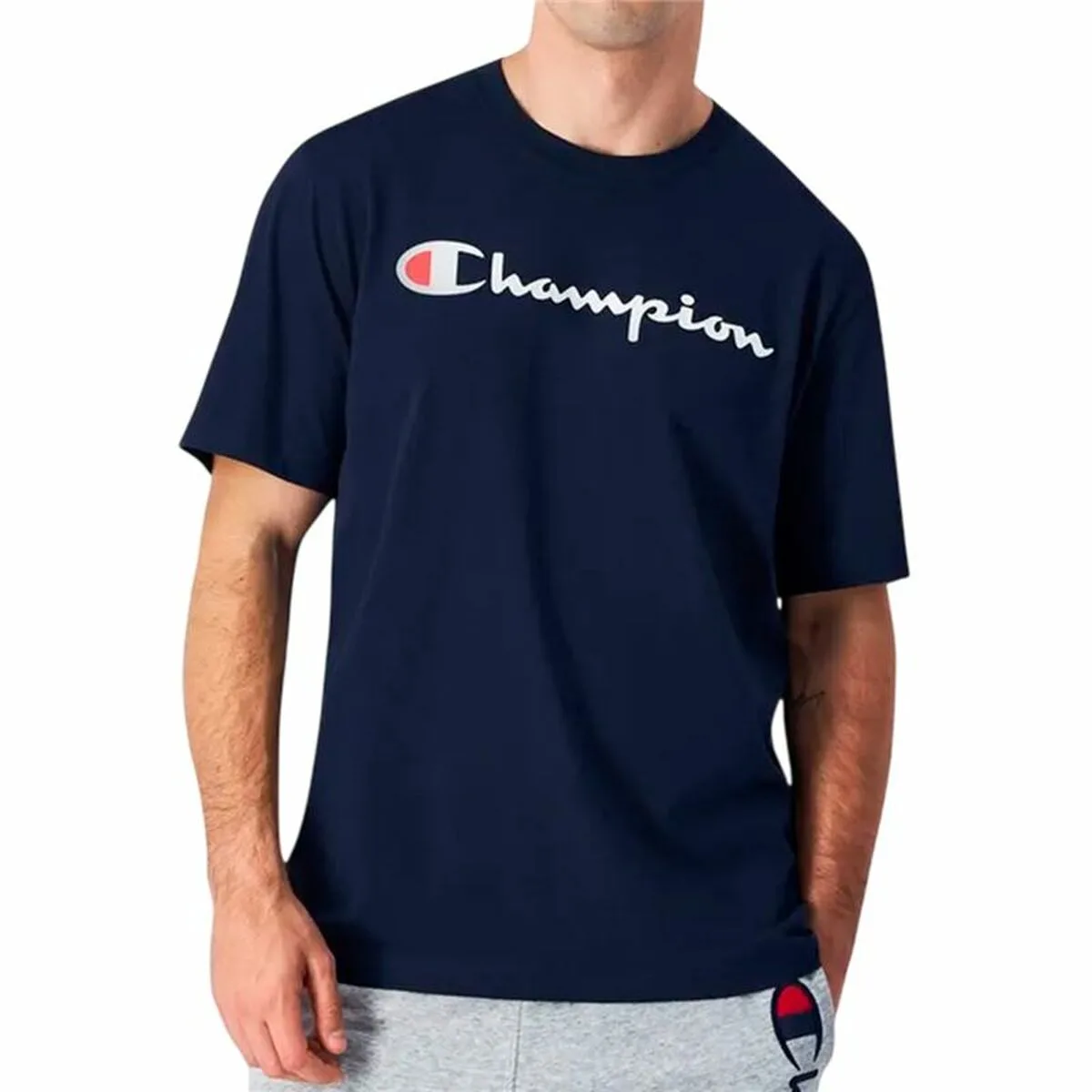 T shirt a manches courtes homme champion champion crewneck blue marine s6418361542. L'alternative e-commerce intelligente au Sénégal : Diaytar