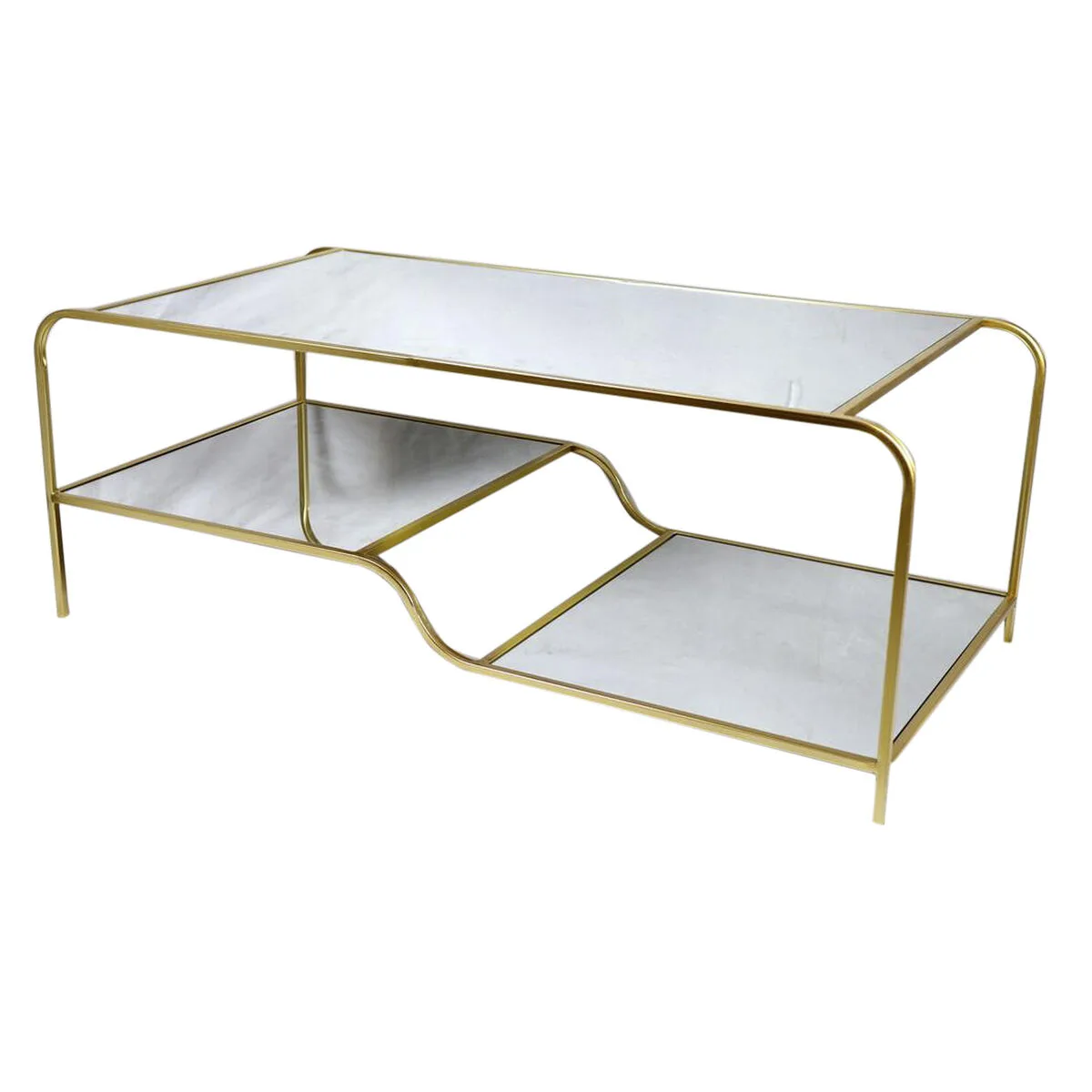 Table basse dkd home decor glamour dore metal miroir 120 x 60 x 45 cm s303368129. Diaytar : L'e-commerce généraliste qui met le discount à l'honneur