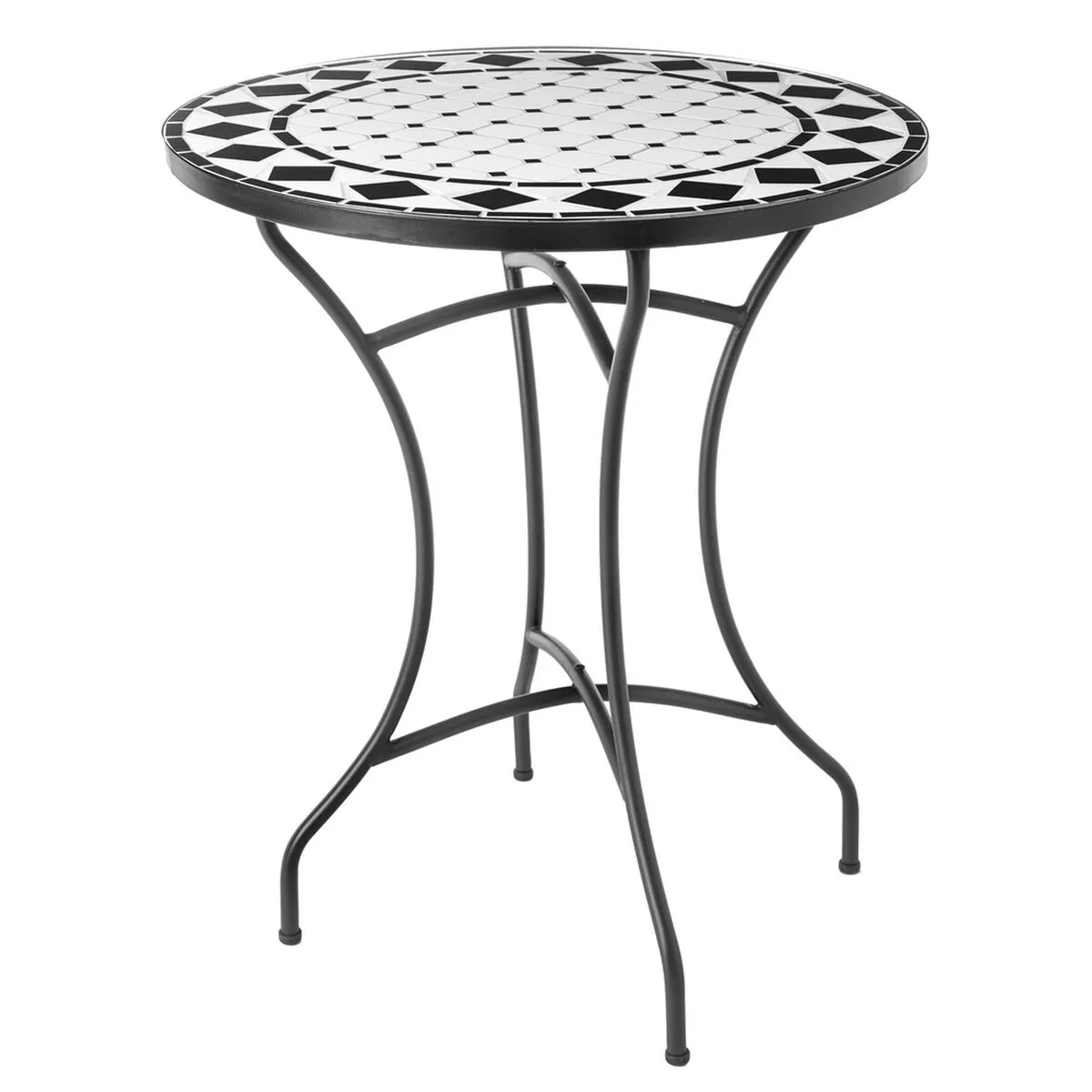 Table d appoint delfos blanc noir 60 x 60 x 72 cm s870065951. Le meilleur rapport qualité-prix du web sénégalais sur Diaytar