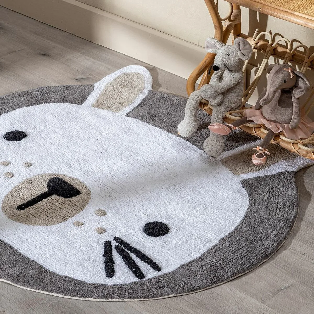 Tapis pour enfant 100 coton lapin 100 cm 100 x 100 x 1 cm s880303670. Votre supermarché en ligne au Sénégal, c'est Diaytar