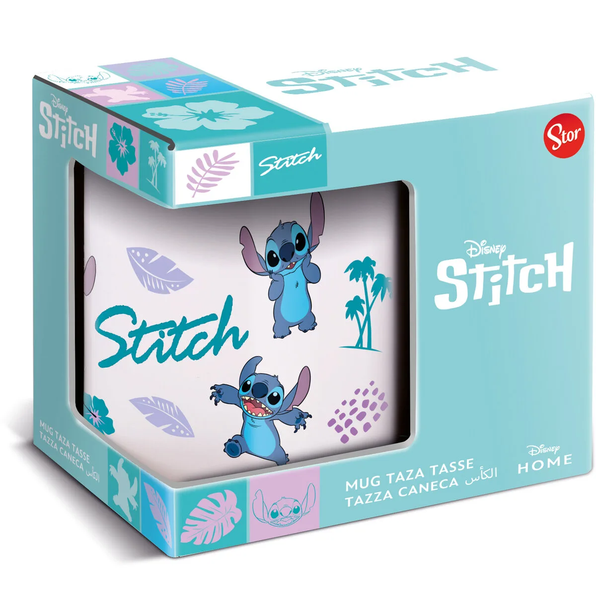 Tasse mug stitch bleu lila ceramique 350 ml s431065250. Diaytar Sénégal : Le e-commerce qui change la donne