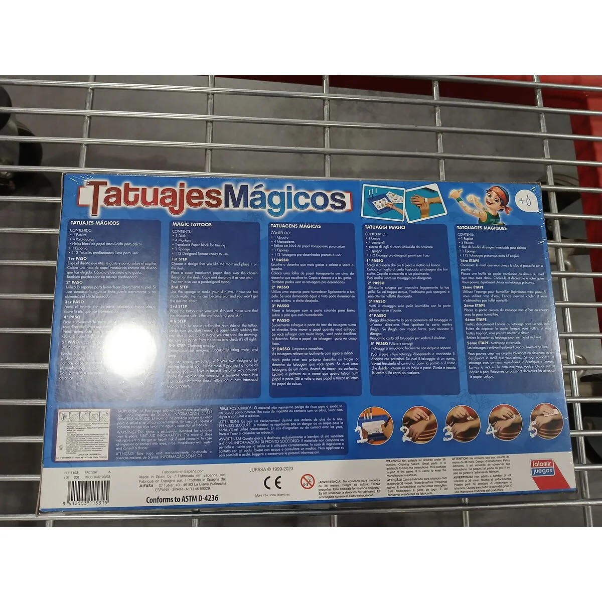 Tatouages temporaires tatuajes magicos falomir 11531 s240385844. L'alternative e-commerce intelligente au Sénégal : Diaytar