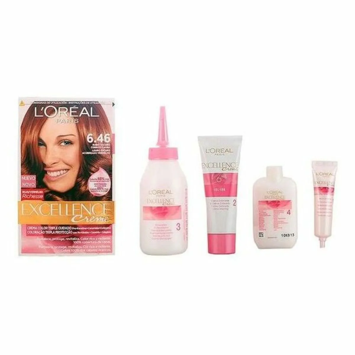 Teinture permanente excellence l oreal make up excellence blond fonce cuivre acajou no 9 0 rubio muy claro no 8 0 rubio claro 19 s053024338. Votre shopping simplifié de A à Z avec Diaytar