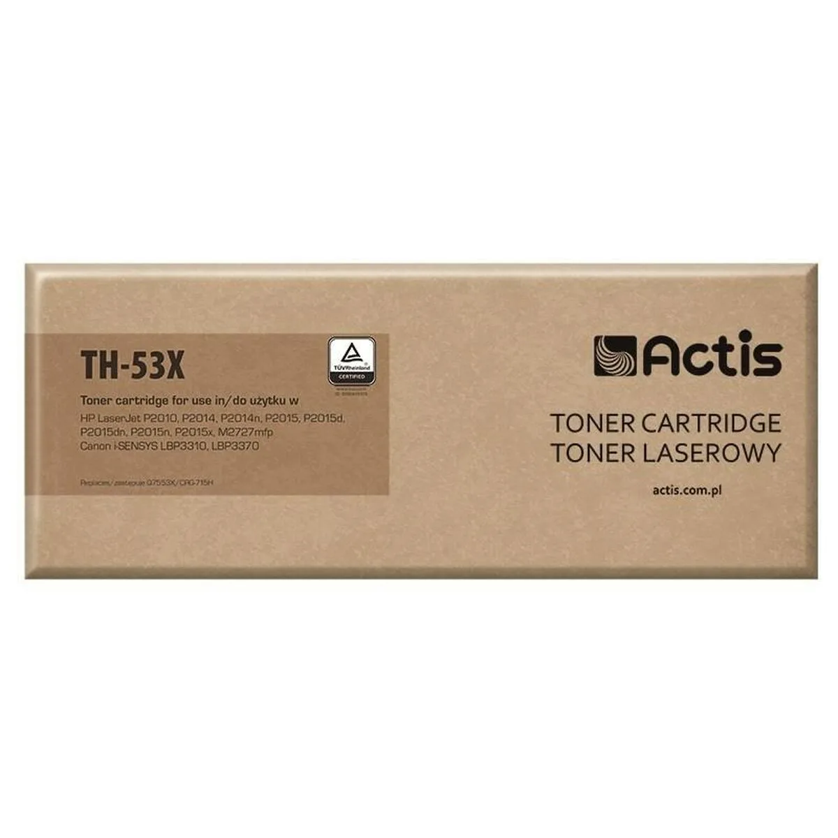 Toner actis th 53x noir s911345186. Diaytar Sénégal : Diversité produits, unité de prix bas