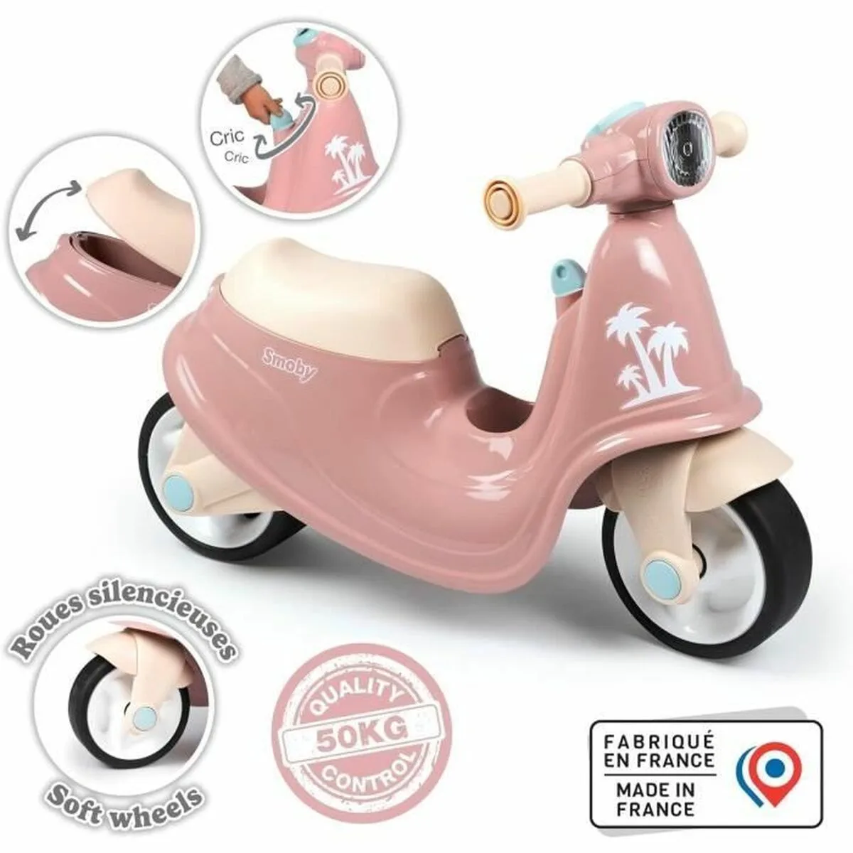 Tricycle smoby scooter rose s719774499. Achetez en toute sérénité sur Diaytar