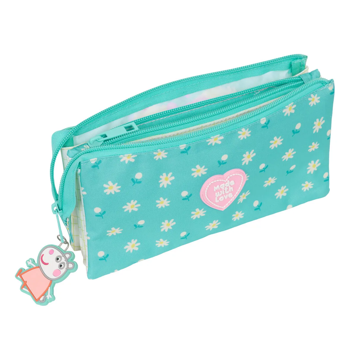 Trousse fourre tout triple peppa pig pretty flowers jaune menthe 22 x 12 x 3 cm s431143851. Commandez en toute confiance sur Diaytar, votre marketplace de confiance