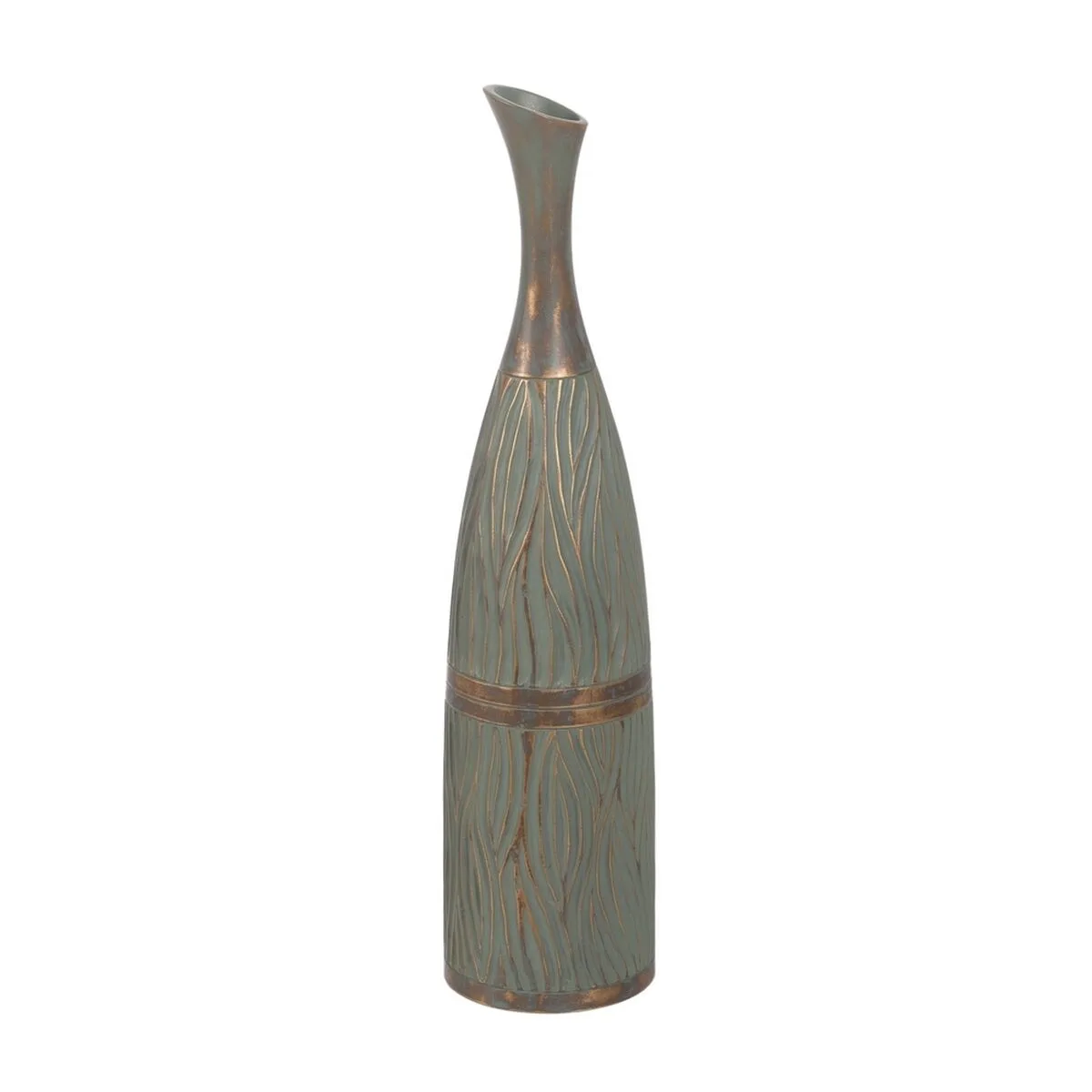 Vase vert dore polyresine 14 x 14 x 60 5 cm s880529643. Des produits variés pour tous les besoins sur Diaytar Sénégal