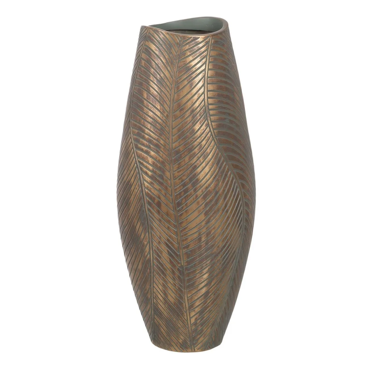 Vase vert dore polyresine 22 x 22 x 54 cm s880529933. Le discount haut de gamme, c'est possible avec Diaytar
