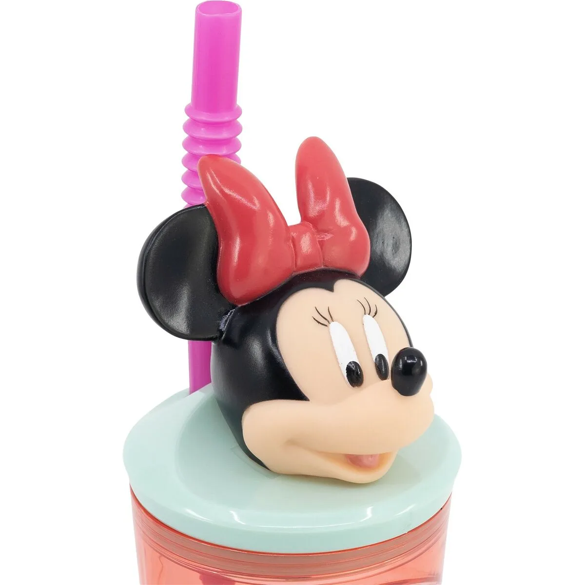 Verre avec paille minnie mouse cz11337 3d rose s3711456922. Diaytar : L'excellence du service, la douceur des prix
