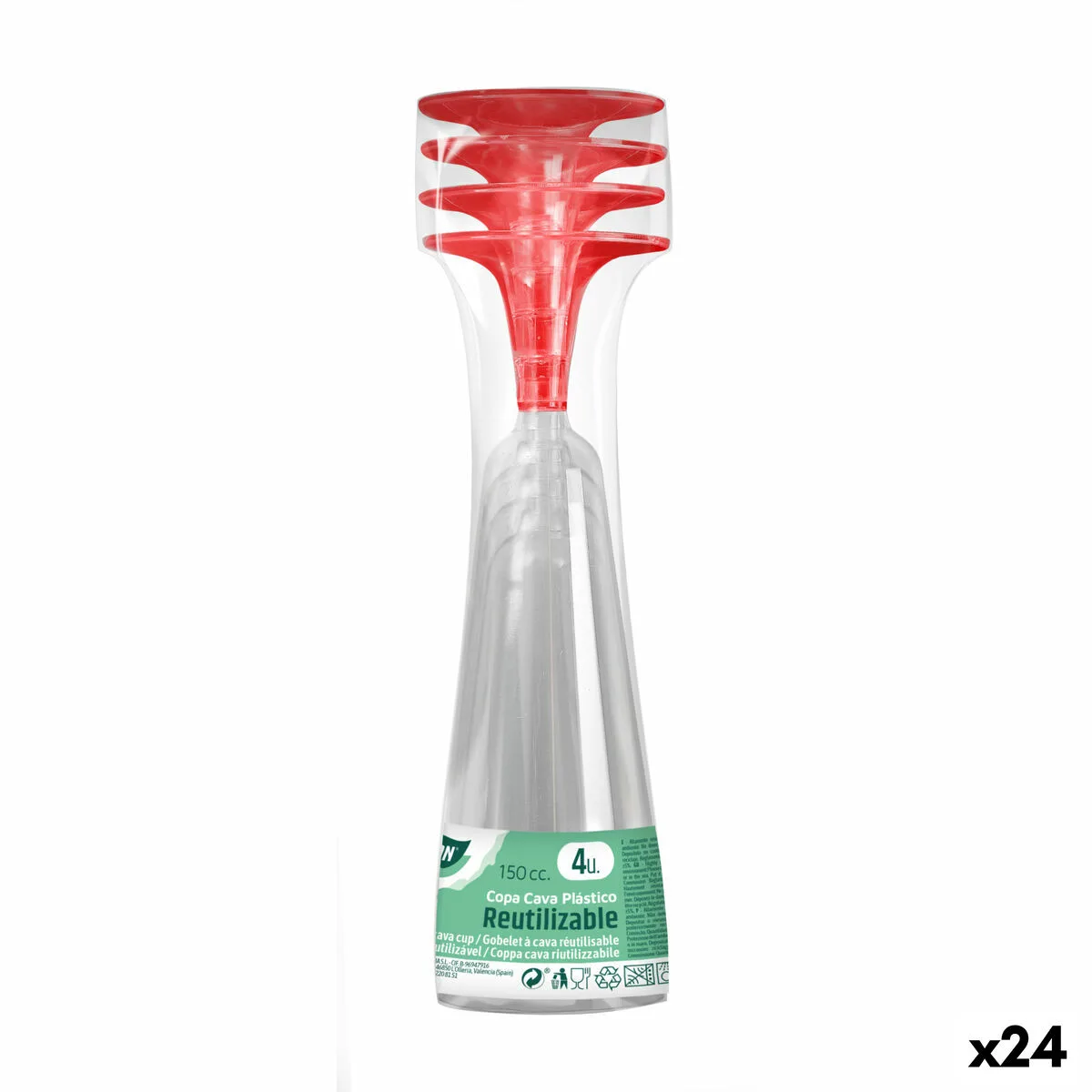 Verres a champagne reutilisables algon rouge 24 unites 150 ml 4 pieces s222949268. Diaytar : La plateforme qui démocratise le shopping en ligne au Sénégal