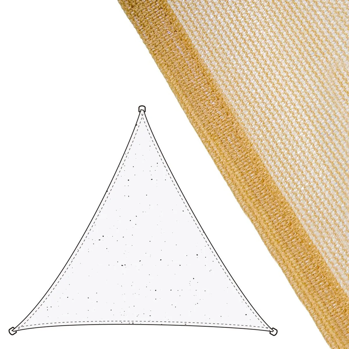 Voile d ombrage vela sombreo beige 3 5 x 3 5 m 350 x 350 x 0 5 cm auvent s870014091. Diaytar : L'e-commerce généraliste qui met le discount à l'honneur