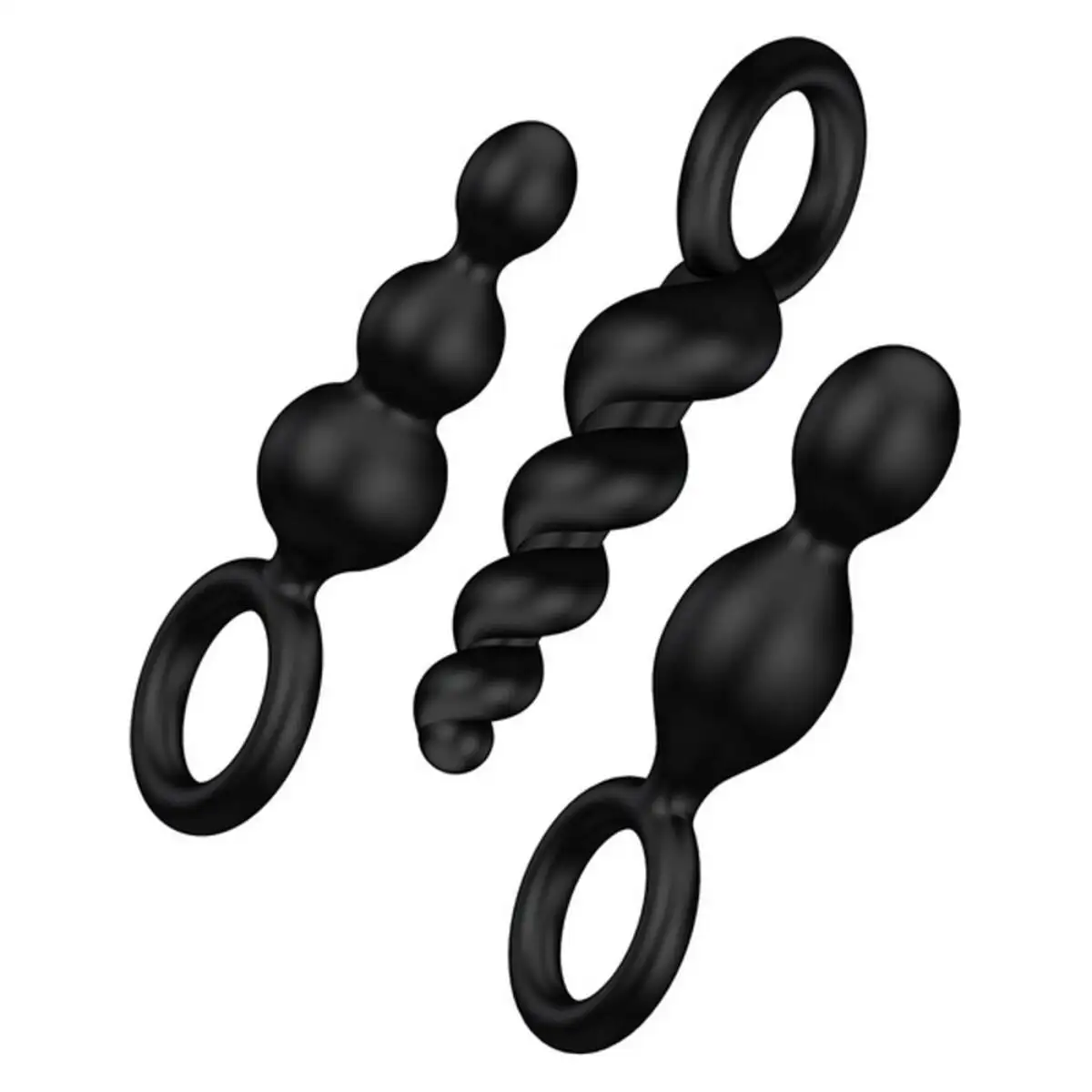 soiree booty plug set 3 x noir satisfyer booty call_1592. DIAYTAR SENEGAL - Où l'Élégance se Mêle à l'Authenticité. Naviguez à travers notre boutique en ligne et choisissez des produits qui incarnent le style et la tradition du Sénégal.