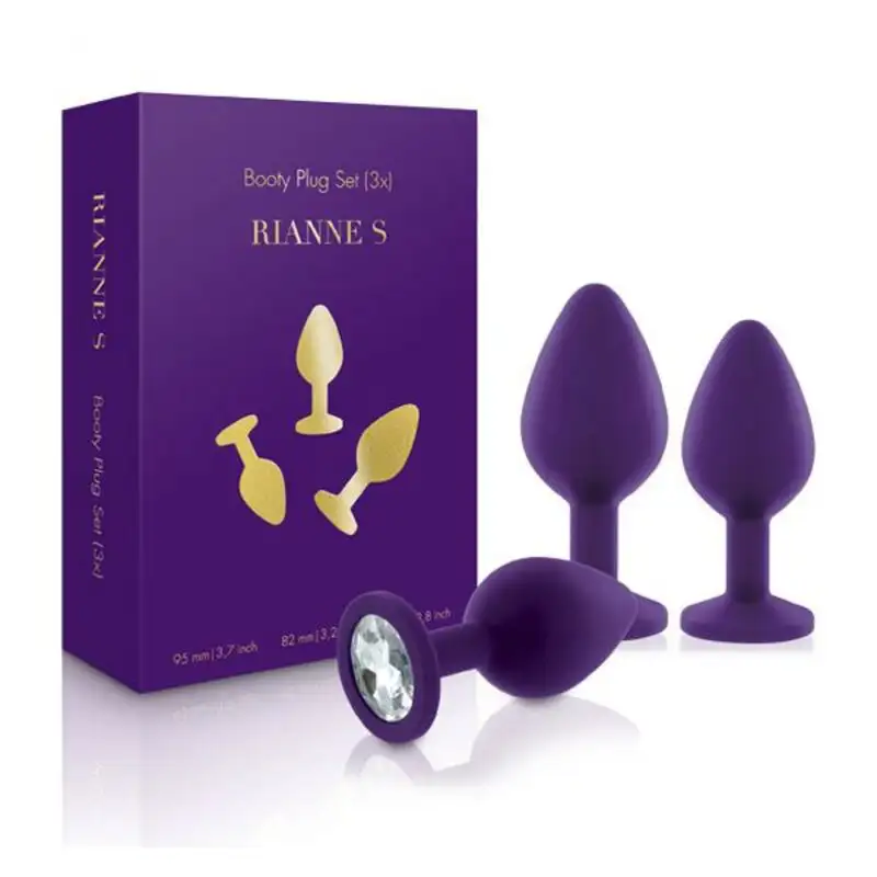 soiree booty plug set 3 x violet rianne s 65245_5884. Bienvenue sur DIAYTAR SENEGAL - Là où Chaque Objet a une Âme. Plongez dans notre catalogue et trouvez des articles qui portent l'essence de l'artisanat et de la passion.