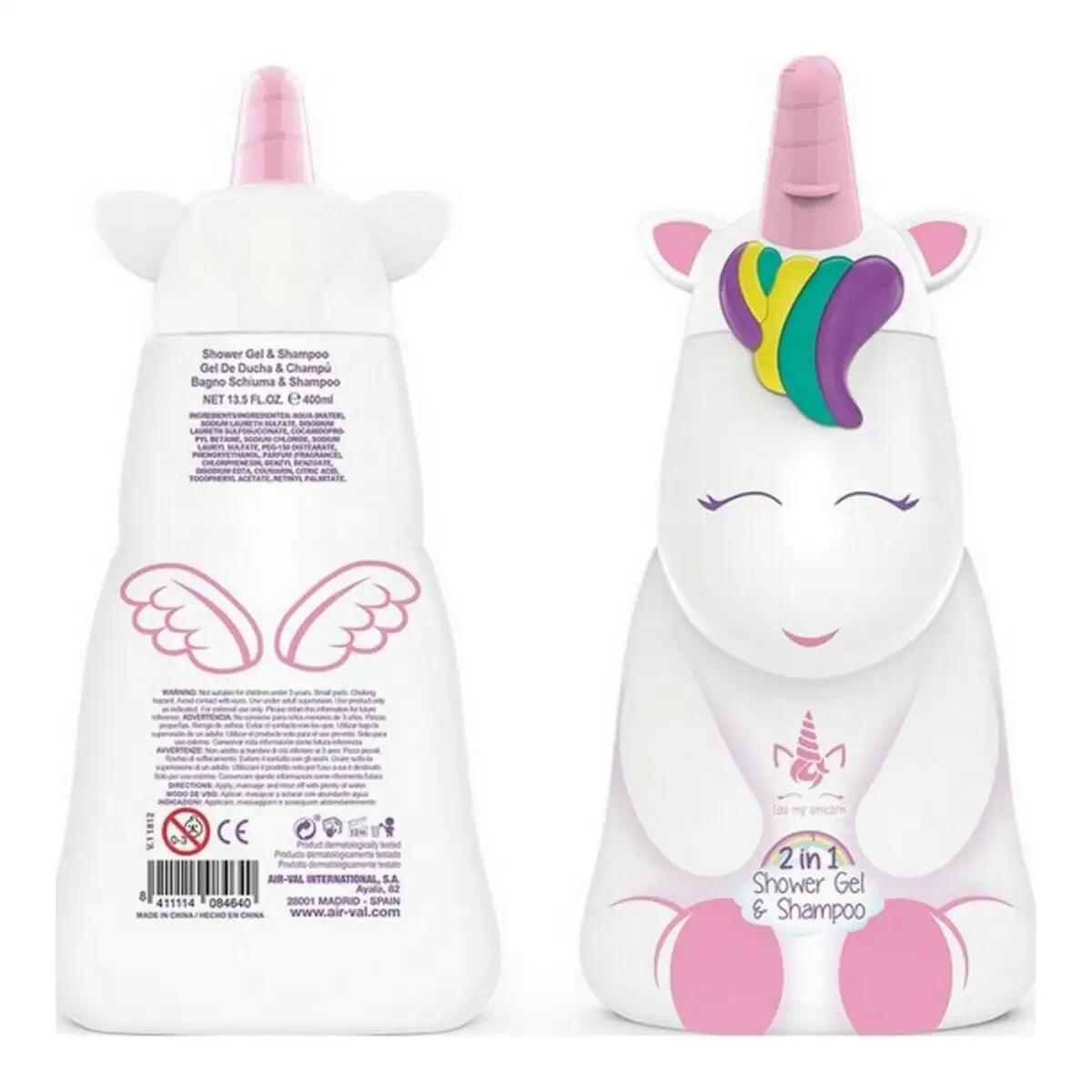 2 in 1 gel et shampooing eau my unicorn cartoon 400 ml _6774. Entrez dans l'Univers de DIAYTAR SENEGAL - Où Chaque Produit a son Histoire. Explorez notre catalogue et découvrez des trésors qui racontent la riche culture du Sénégal.