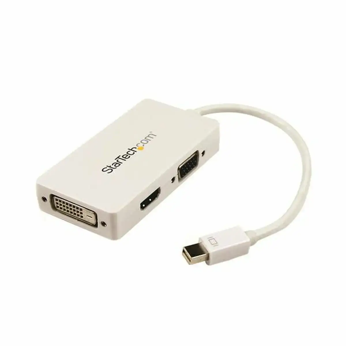 Adaptateur mini displayport vers vga dvi hdmi startech mdp2vgdvhdw blanc noir_8418. DIAYTAR SENEGAL - Votre Passage vers le Chic et l'Élégance. Naviguez à travers notre boutique en ligne pour trouver des produits qui ajoutent une touche sophistiquée à votre style.