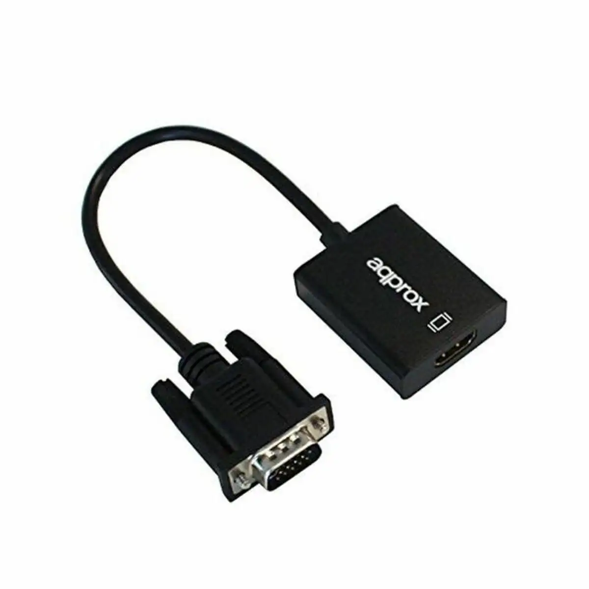 Adaptateur vga vers hdmi avec audio approx appc25 3 5 mm micro usb 20 cm 720p 1080i 1080p noir_4529. DIAYTAR SENEGAL - Votre Destination pour un Shopping Unique. Parcourez notre catalogue et trouvez des articles qui vous inspirent et vous édifient.