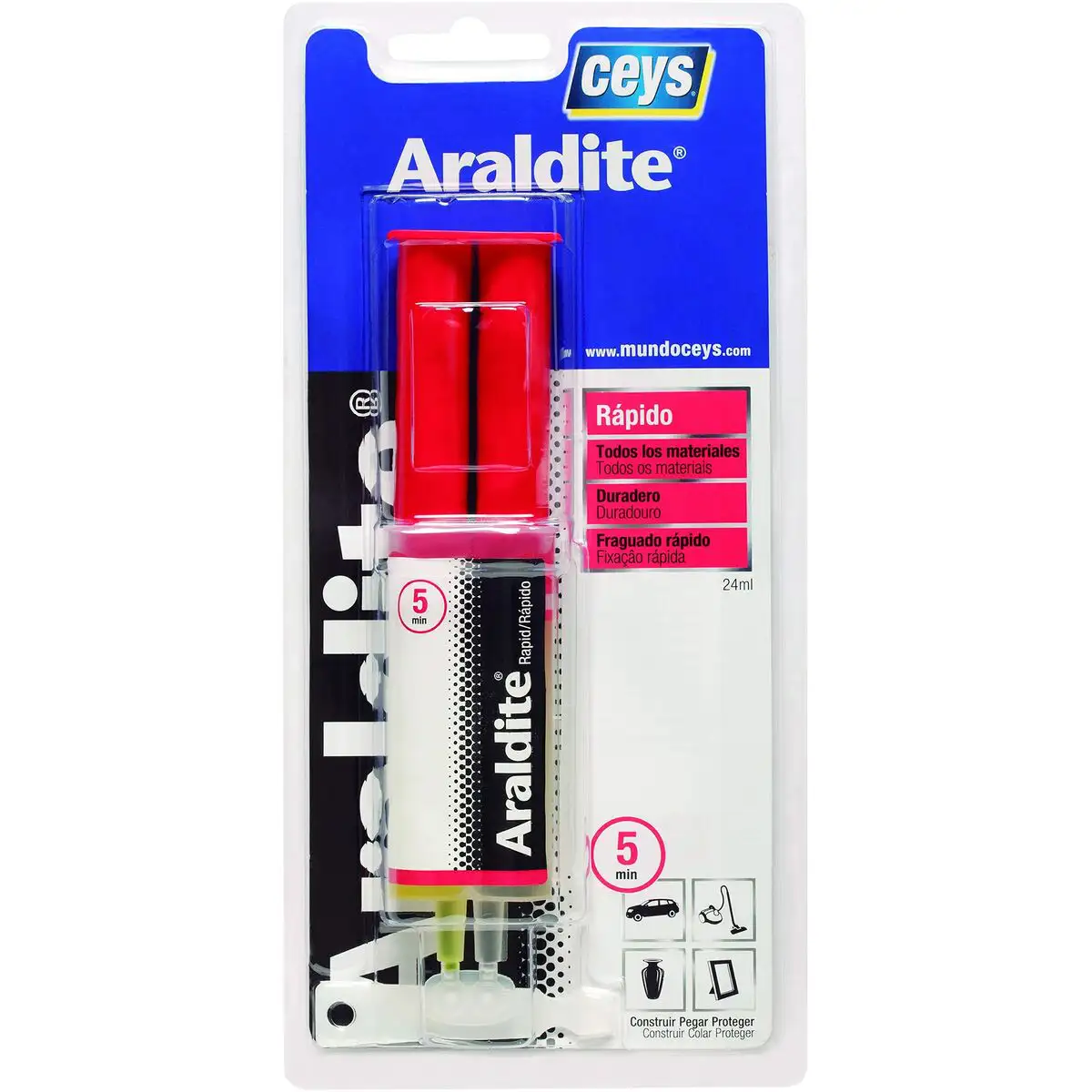 Adhesif instantane ceys araldite 510205 rapide 24 ml 2 pieces_7246. DIAYTAR SENEGAL - Votre Passage vers l'Élégance Abordable. Explorez notre collection où chaque produit est choisi pour sa qualité et son accessibilité, incarnant ainsi l'essence du Sénégal.