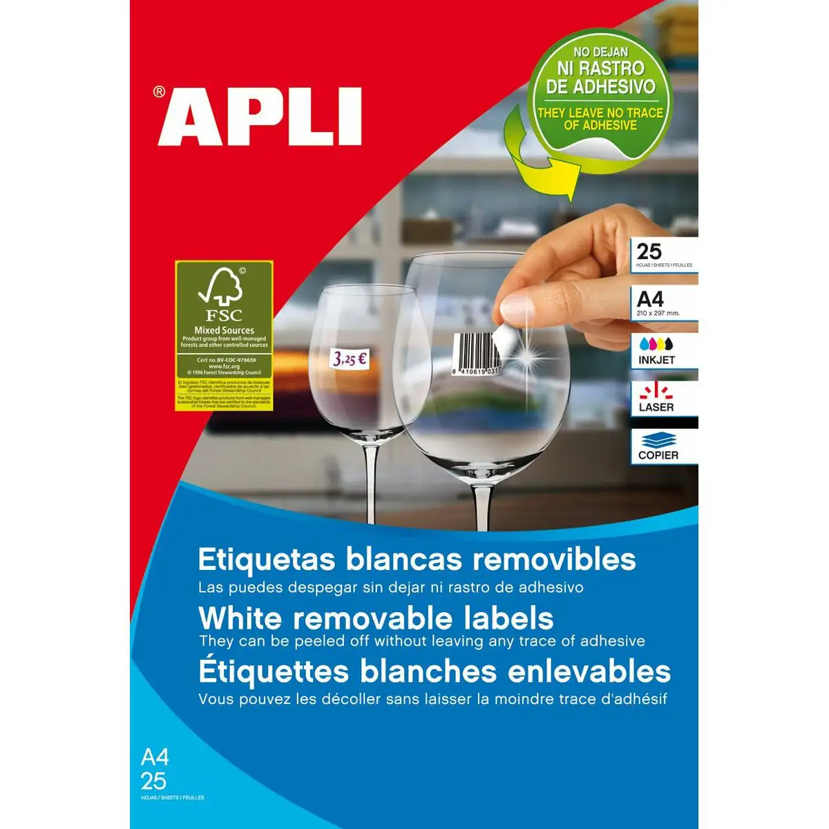 Adhesifs etiquettes apli 10199 blanc 35 6 x 16 9 mm a4 25 volets_5422. DIAYTAR SENEGAL - Votre Plateforme Shopping de Confiance. Naviguez à travers nos rayons et choisissez des produits fiables qui répondent à vos besoins quotidiens.