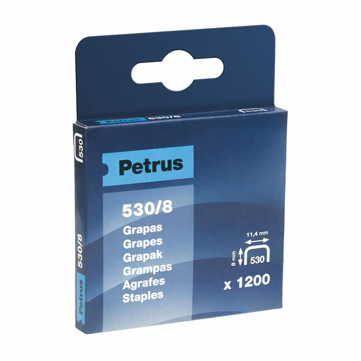 Agrafes petrus 77514 530 8 mm 1200 unites_8843. DIAYTAR SENEGAL - Où Choisir Devient un Acte de Découverte. Découvrez notre gamme et choisissez des produits qui éveillent votre curiosité et élargissent vos horizons.