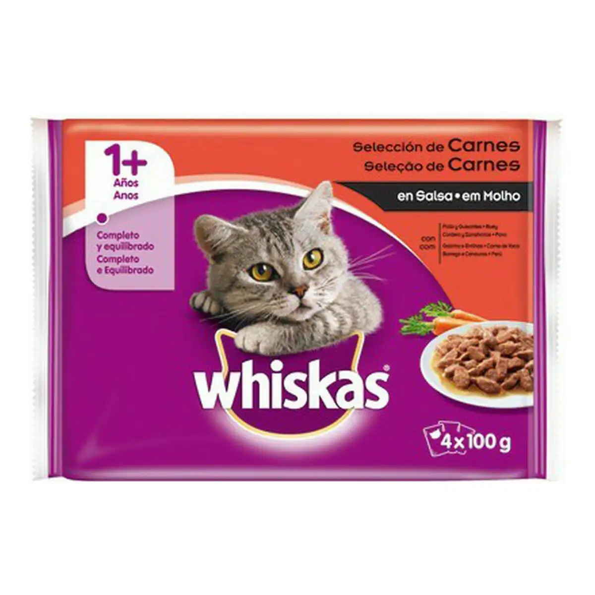 Aliments pour chat whiskas c 72245 4 x 100 g _5374. DIAYTAR SENEGAL - Votre Destinée Shopping Personnalisée. Plongez dans notre boutique en ligne et créez votre propre expérience de shopping en choisissant parmi nos produits variés.