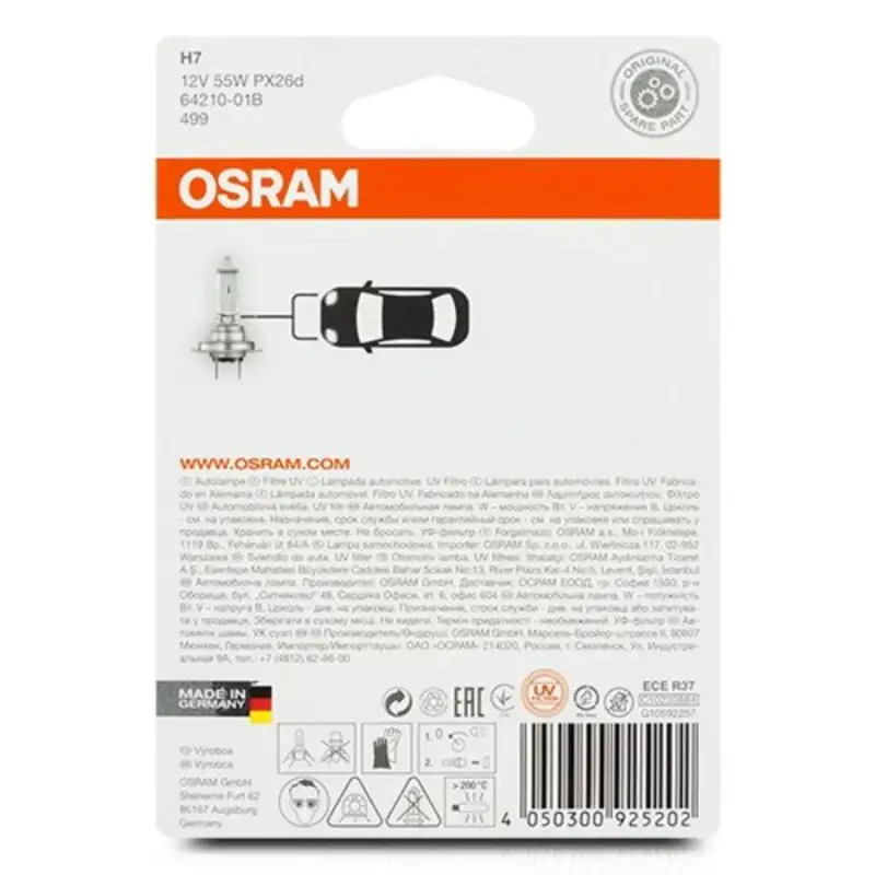 Ampoule pour voiture Osram OS64210-01B H7 12V 55W