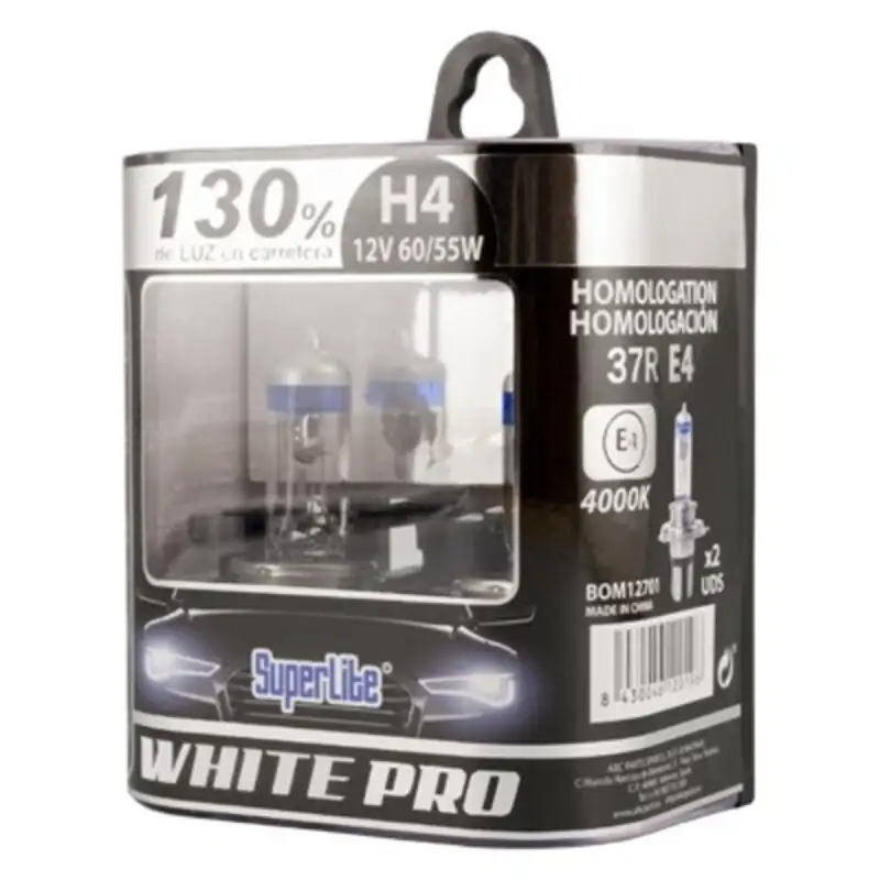 Ampoule pour voiture superlite white pro h4 12v 55 60w 4000k 37r e4_8380. Plongez dans l'Expérience DIAYTAR SENEGAL - Où Chaque Produit a une Histoire. Explorez notre boutique en ligne pour trouver des articles qui incarnent la passion et la créativité du Sénégal.