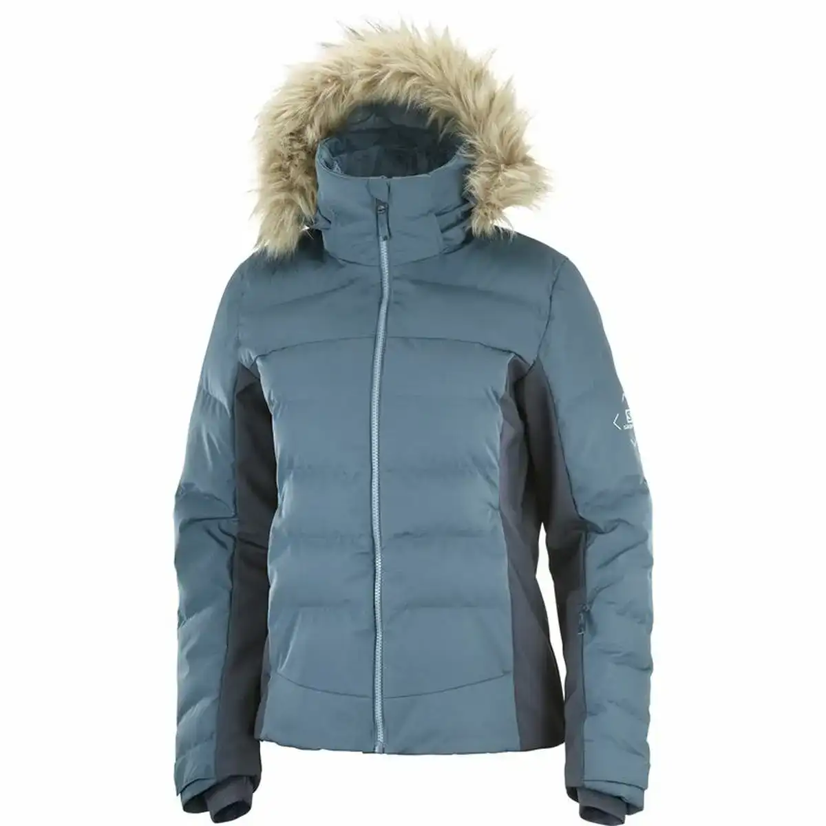 Anorak de ski salomon stormcozy femme bleu clair_6734. Bienvenue chez DIAYTAR SENEGAL - Où Chaque Produit a son Histoire. Plongez dans notre sélection diversifiée et découvrez des articles qui racontent le riche patrimoine sénégalais.