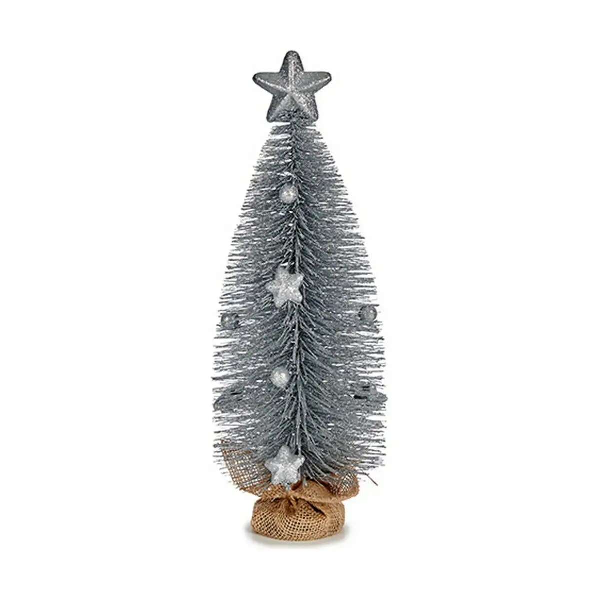 Arbre de noel avec etoile argente 13 x 41 x 13 cm_9848. DIAYTAR SENEGAL - Là où Choisir est une Affirmation de Style. Naviguez à travers notre boutique en ligne et choisissez des produits qui vous distinguent et vous valorisent.