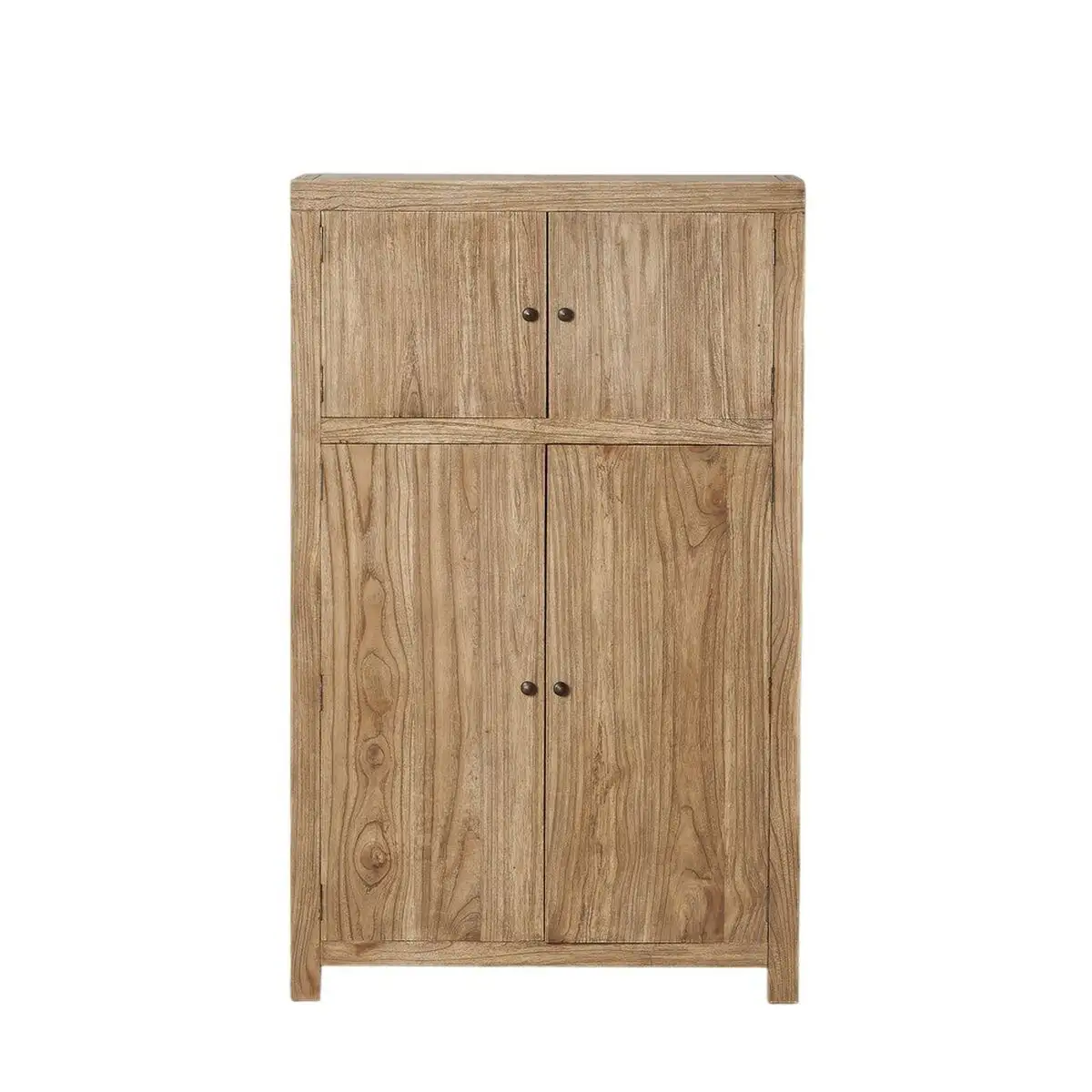 Armoire miro 100 x 40 x 160 cm naturel bois mindi_1296. DIAYTAR SENEGAL - L'Art de Choisir, l'Art de Vivre. Explorez notre univers de produits soigneusement sélectionnés pour vous offrir une expérience shopping riche et gratifiante.