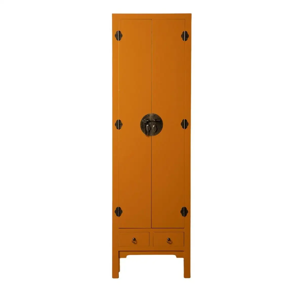 Armoire oriente 55 x 33 x 185 cm orange dmf_5428. DIAYTAR SENEGAL - Là où Chaque Produit Évoque une Émotion. Parcourez notre catalogue et choisissez des articles qui vous touchent et qui enrichissent votre expérience.