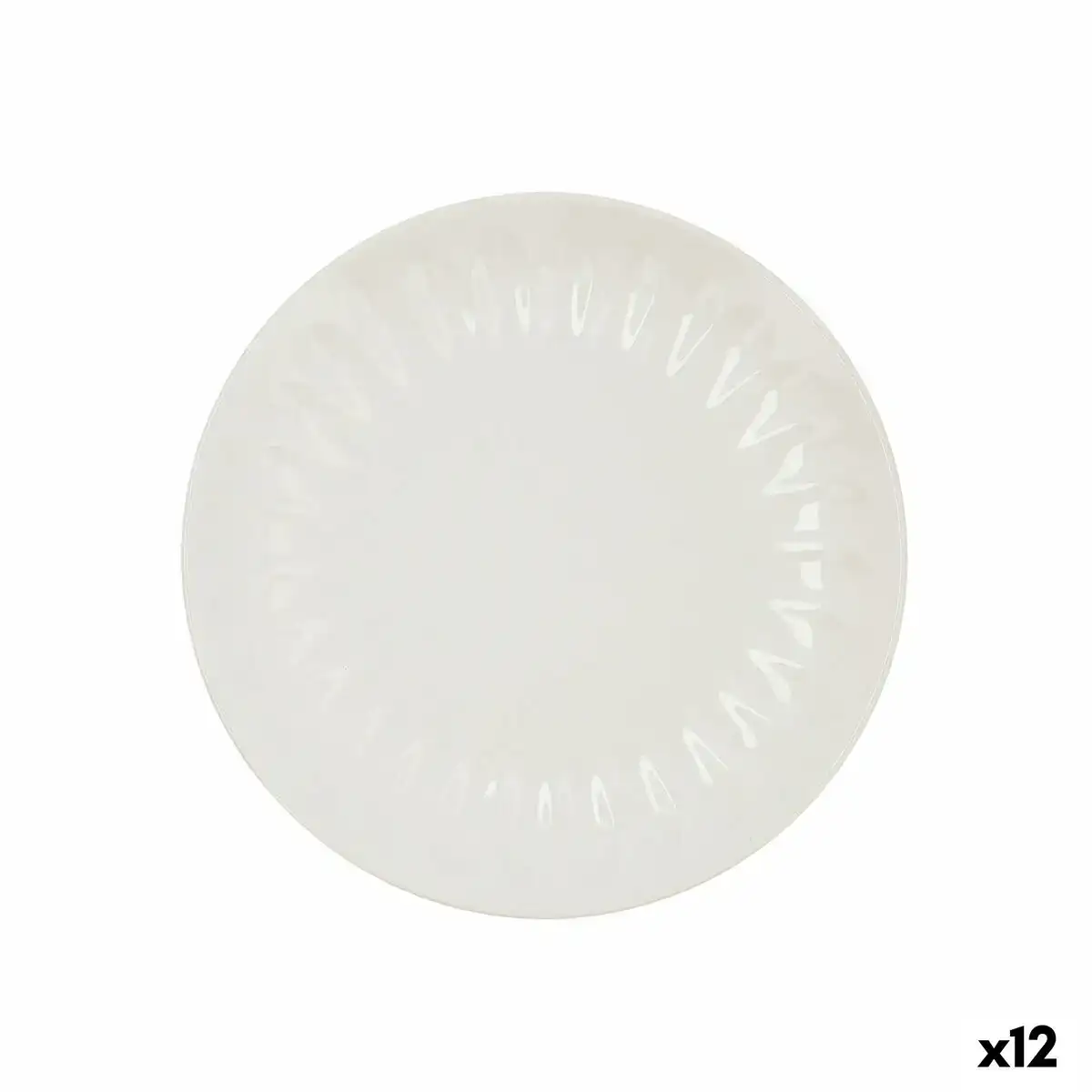 Assiette a dessert bidasoa romantic ceramique blanc o 21 cm 12 unites _2329. DIAYTAR SENEGAL - Où Choisir Devient une Découverte. Explorez notre boutique en ligne et trouvez des articles qui vous surprennent et vous ravissent à chaque clic.