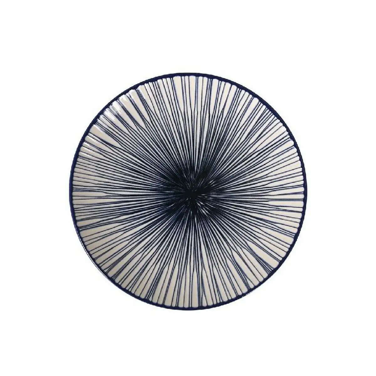 Assiette a dessert la mediterranea monaco bleu porcelaine o 20 x 2 cm_6269. DIAYTAR SENEGAL - L'Art du Shopping Sublime. Naviguez à travers notre catalogue et choisissez parmi des produits qui ajoutent une touche raffinée à votre vie quotidienne.
