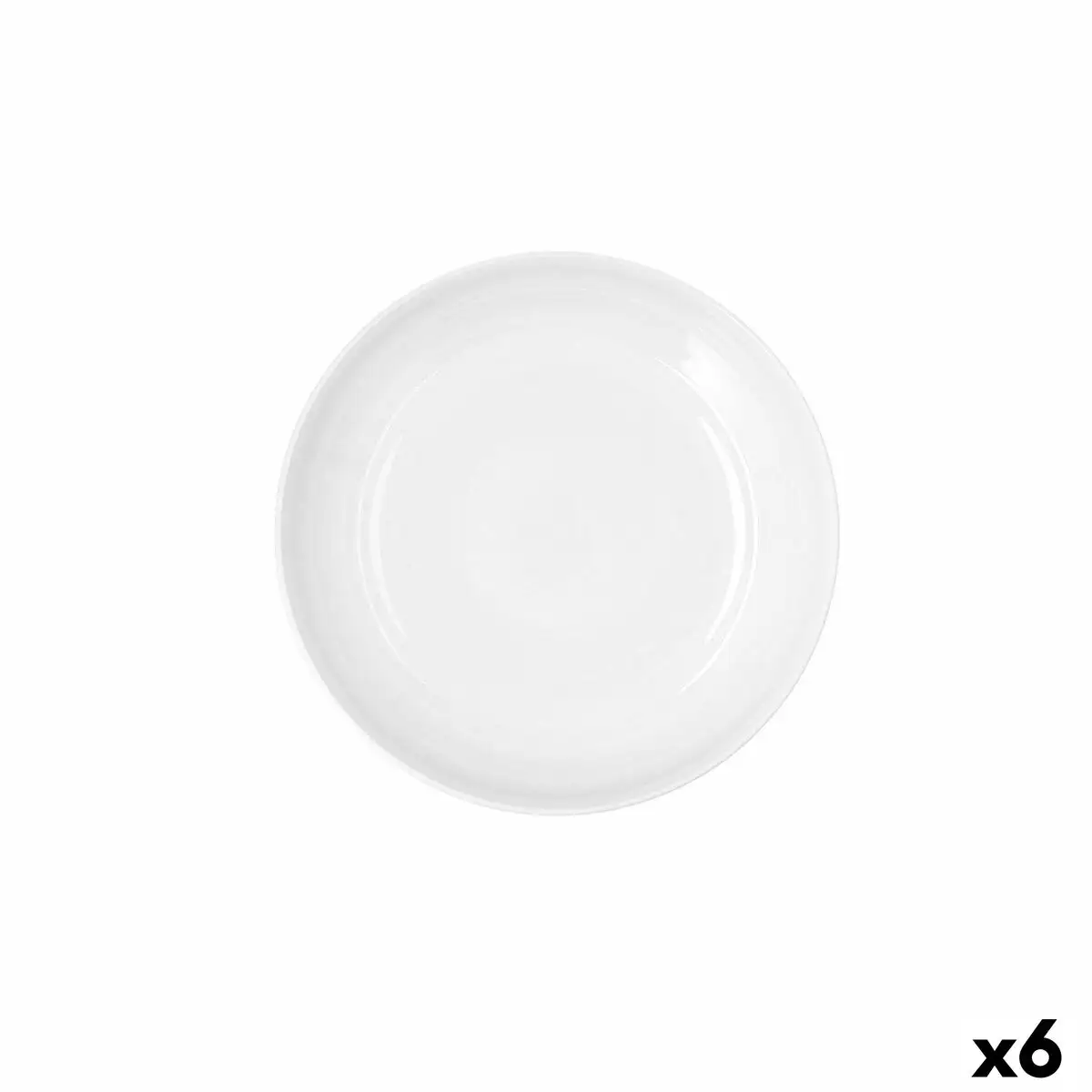 Assiette creuse ariane artisan ceramique blanc 25 cm 6 unites _6529. DIAYTAR SENEGAL - Où Choisir Devient une Découverte. Explorez notre boutique en ligne et trouvez des articles qui vous surprennent et vous ravissent à chaque clic.