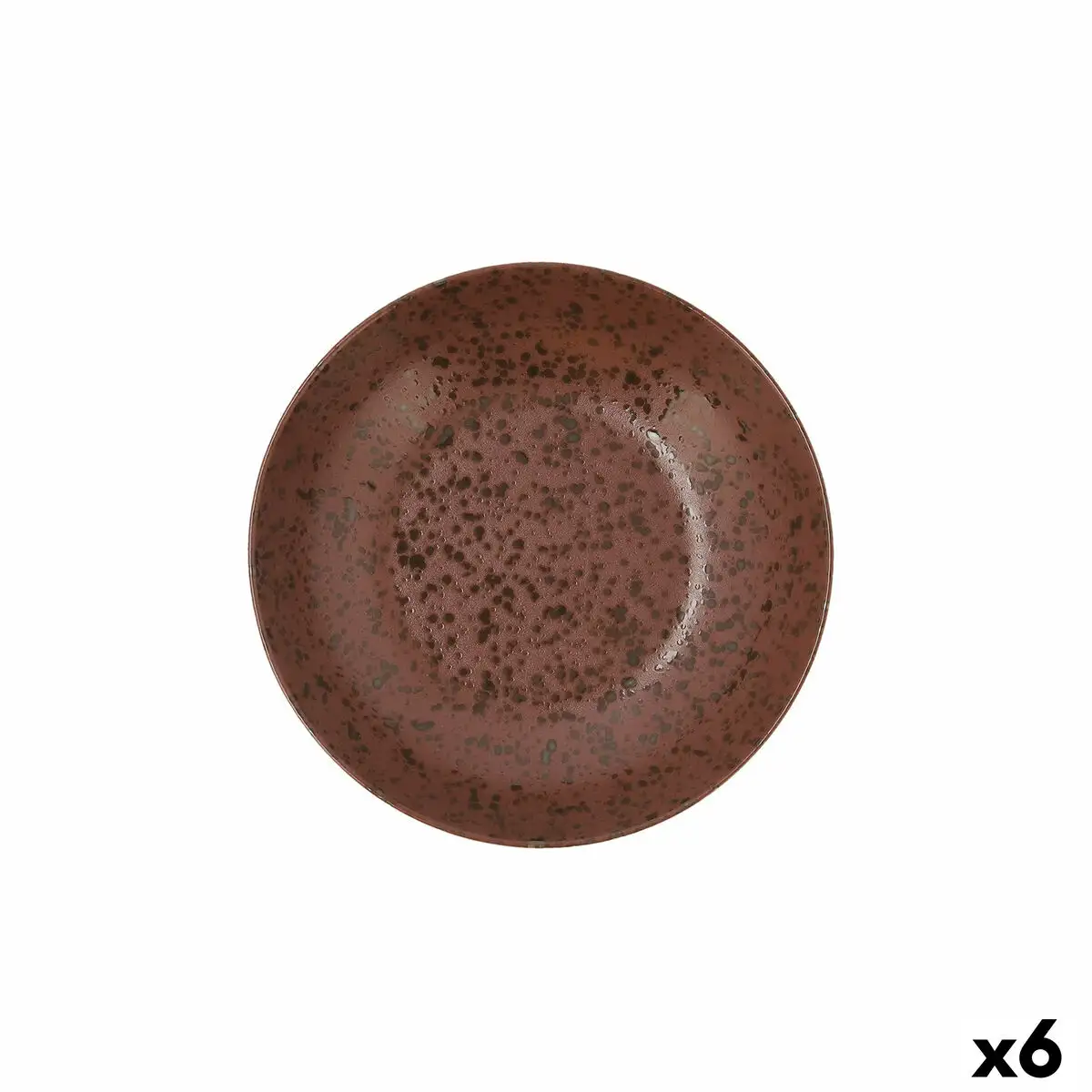Assiette creuse ariane oxide ceramique marron o 21 cm 6 unites _8207. DIAYTAR SENEGAL - Votre Passage vers le Raffinement. Plongez dans notre univers de produits exquis et choisissez des articles qui ajoutent une touche de sophistication à votre vie.
