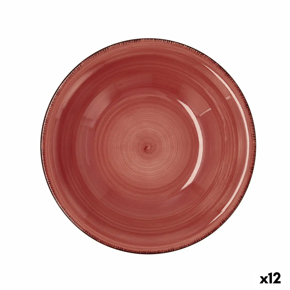 Assiette creuse quid vita ceramique rouge o 21 5 cm 12 unites _8630. DIAYTAR SENEGAL - Votre Portail Vers l'Exclusivité. Explorez notre boutique en ligne pour trouver des produits uniques et exclusifs, conçus pour les amateurs de qualité.